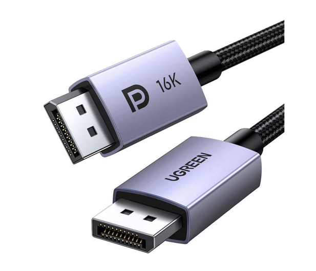 UGREEN Kabel wideo 2 x Display Port męsko-męski DP118 1m 16K - 1489182 - zdjęcie